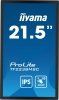 IIYAMA Monitor wielkoformatowy 21.5 cala TF2238MSC-B1 IPS,FHD,DP,HDMI,2x2W,2xUSB,600(cd/m2),  10pkt.7H,IP1X(Front),Pion/Poziom